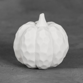 Ceramic Bisque Round Hammered Pumpkin - Case of 4 Ceramic Bisque Round Hammered Pumpkin - Case of 4